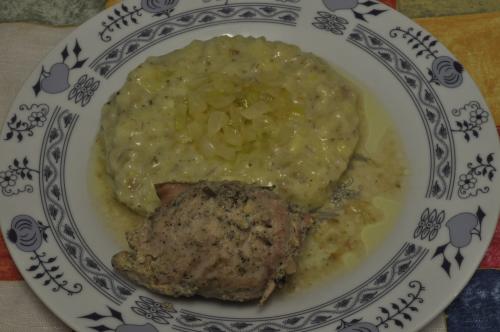 Jak uvařit hejtmanský závitek s rumcajsovou kaší? Střední recept, připravený za 45 - 60 minut